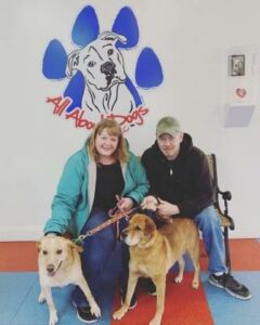 All About Dogs Foster Dogs Marley & Tootsie