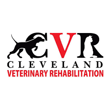 A logo of cleveland veterinary rehabilitation